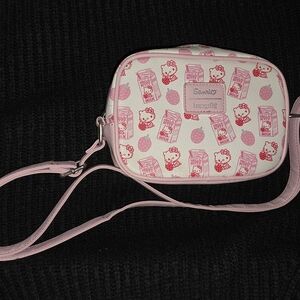 Loungefly Hello Kitty & Strawberry Milk Crossbody